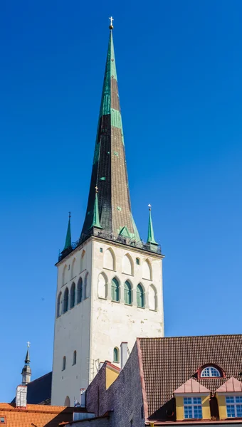 Historische centrum (oude stad) van tallinn, Estland. UNESCO werelderfgoed — Stockfoto