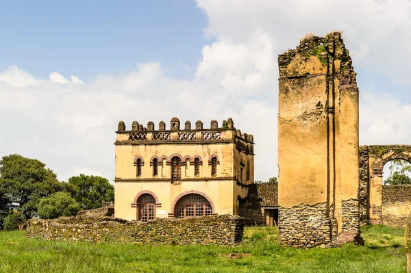 Zamek Fasilidos, gondar, Afryka — Zdjęcie stockowe