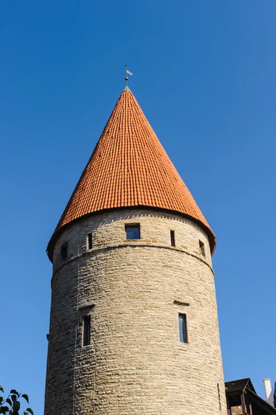 Centro histórico (casco antiguo) de Tallin, Estonia. Patrimonio Mundial de la UNESCO — Foto de Stock