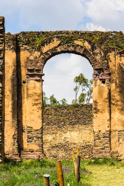 Zamek Fasilidos, gondar, Afryka — Zdjęcie stockowe