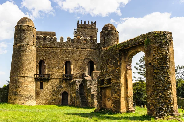Kastil Fasilides, Gondar, Afrika — Stok Foto