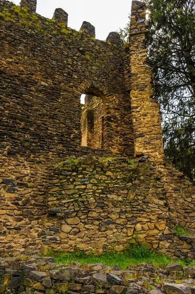 Schloss der fasiliden, gondar, afrika — Stockfoto