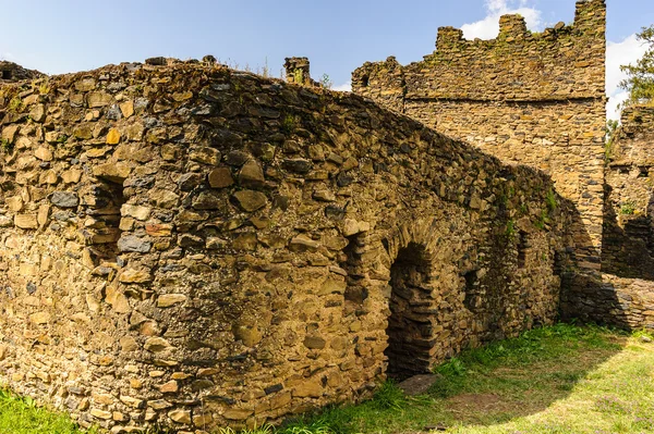 Castillo de Fasilides, emperador de Gondar, Etiopía, África — Foto de Stock