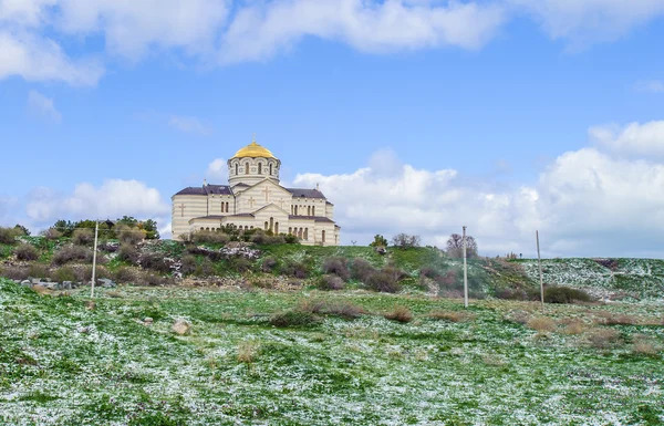 Catedral Ortodoxa Russa Neo Bizantina Local Chersonesos Taurica — Fotografia de Stock