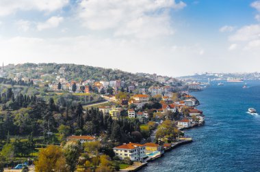 Panorama of Istanbul, Turkey clipart