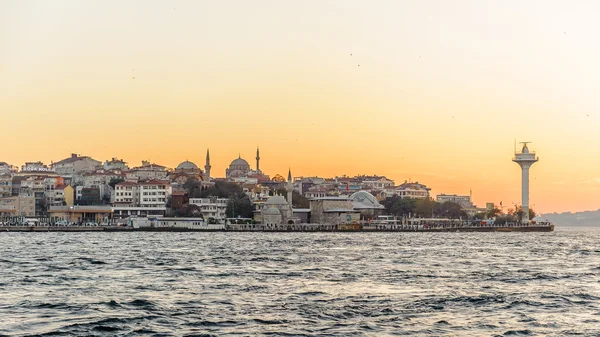 View from the Bosphorus river, Istanbul, Turkey — Stock Photo, Image