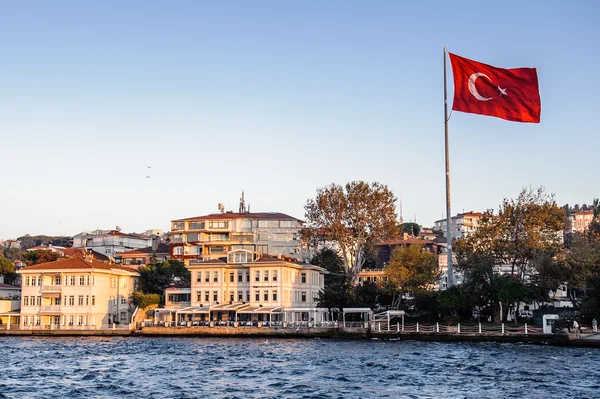 Vista dal fiume Bosforo, Istanbul, Turchia — Foto Stock