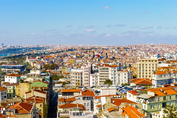 View from the Galata Tower, Istanbul, Turkey — Stock Photo, Image