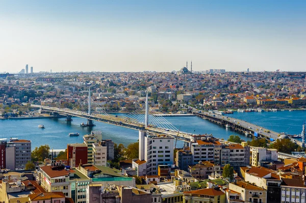 Galata Kulesi, istanbul, Türkiye'den göster — Stok fotoğraf