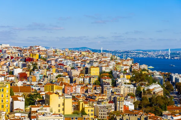 Blick vom Galata-Turm, Istanbul, Türkei — Stockfoto