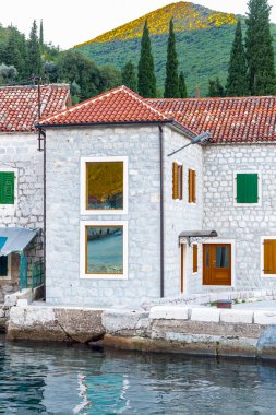 Güneybatı Adriyatik Denizi'nde sarma Körfezi Kotor Körfezi