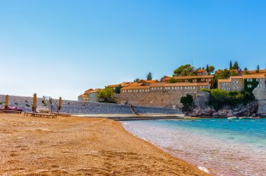 Budva riviera, sahil Karadağ