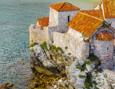 Budva riviera, sahil Karadağ