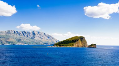 Budva riviera, sahil Karadağ