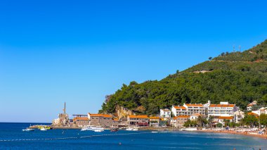 Budva riviera, sahil Karadağ