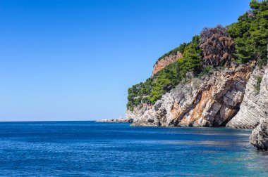 Budva riviera, sahil Karadağ
