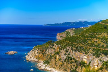 Budva riviera, sahil Karadağ