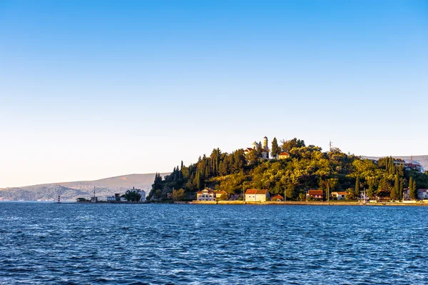 Güneybatı Adriyatik Denizi'nde sarma Körfezi Kotor Körfezi — Stok fotoğraf