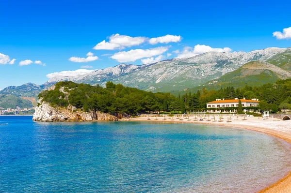 Budva Riviera, pantai Montenegro — Stok Foto