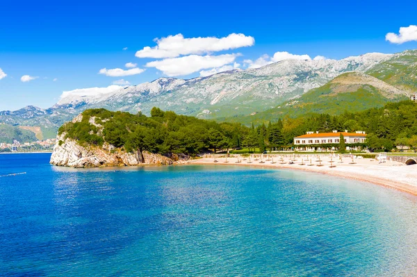 Budva riviera, sahil Karadağ — Stok fotoğraf