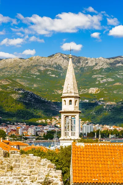 Budva riviera, kust van montenegro — Stockfoto