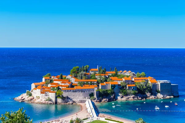 Budva riviera, sahil Karadağ — Stok fotoğraf