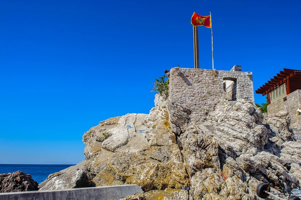 Budva riviera, sahil Karadağ — Stok fotoğraf