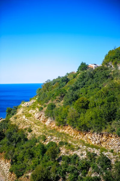 Budva riviera, costa de Montenegro — Fotografia de Stock