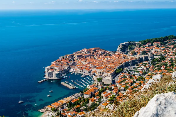 Oude stad van dubrovnik (Kroatië — Stockfoto