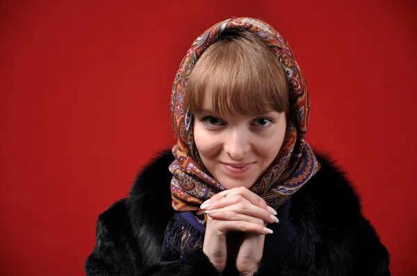 Russian girl — Stock Photo, Image