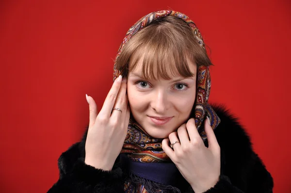 Russian girl — Stock Photo, Image