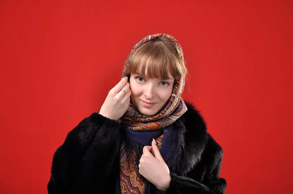 Russian girl — Stock Photo, Image