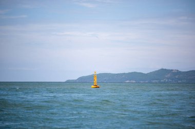 Deniz trafik uyarısı için navigasyon Mark Şamandırası