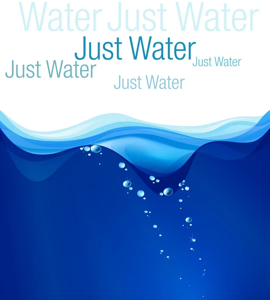 Water illustration, place for text. — Stock Photo, Image