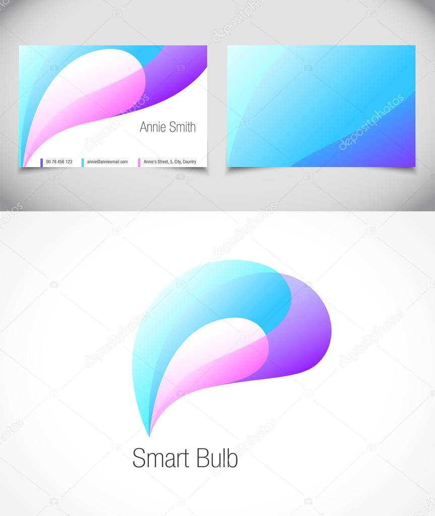 Business card editable vector template for your business. Corporate identity and logo template. Place for text.