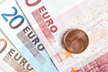 Billetes y monedas de Euro