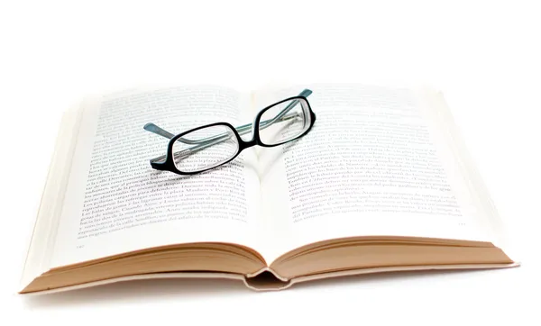 Libros y gafas —  Fotos de Stock