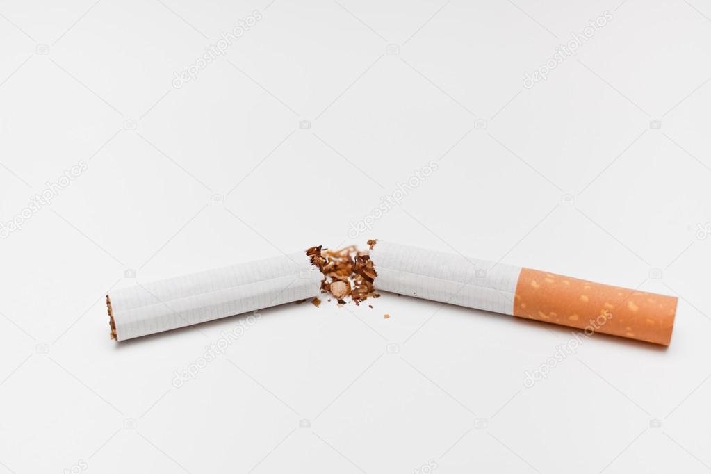 Broken cigarette
