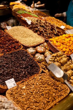 Puesto de frutos secos