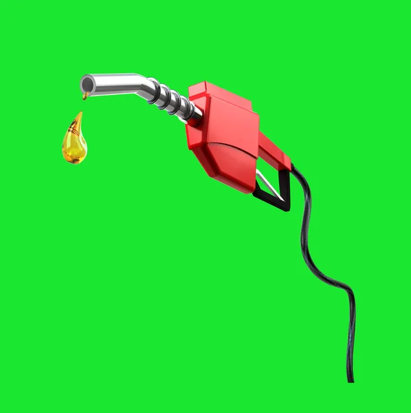 Illustration Gasoline Diesel Fuel Injector Gas Isolated Background Art Design — Stock Photo, Image