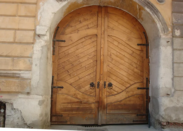 Puerta de madera vieja —  Fotos de Stock