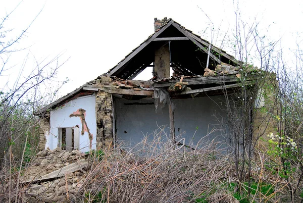 Stary Opuszczony Dom Dobrica Banat Vojvodina Serbia Który Się Zawala — Zdjęcie stockowe