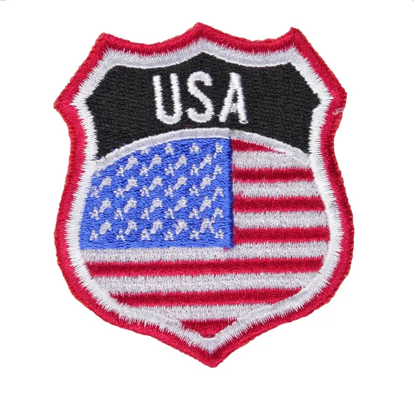 USA doek badge. — Stockfoto