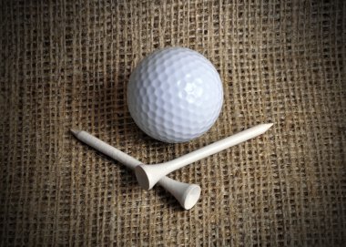 Golf topu.