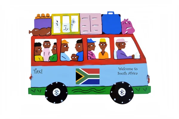 Ônibus África do Sul — Fotografia de Stock