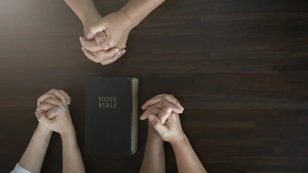 Руки Молитви Духовність Релігія Релігійні Концепції — стокове фото