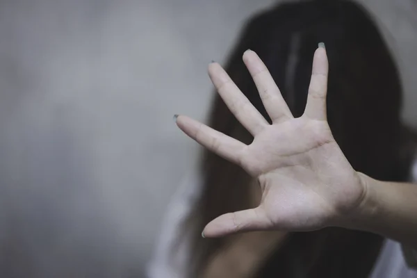 Stoppen Met Geweld Tegen Vrouwen Tegen Mensenhandel Stoppen Met Geweld — Stockfoto