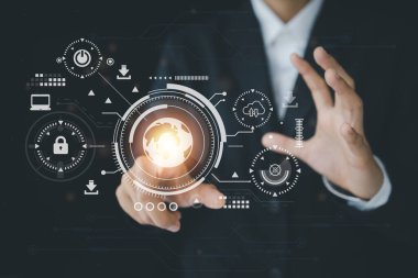 New technology bigdata and business process strategy, customer service management, cloud computing, smart industry.Digital transformation change management, internet of things.  Ai technology.