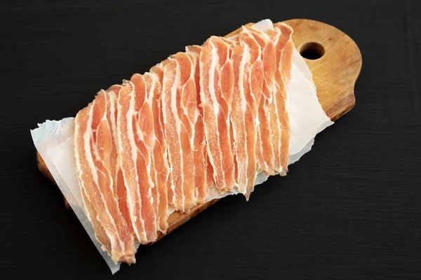 Bacon Crudo Pronto Cuocere — Foto Stock