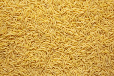 Çiğ Organik Risoni Makarna Arkaplanı